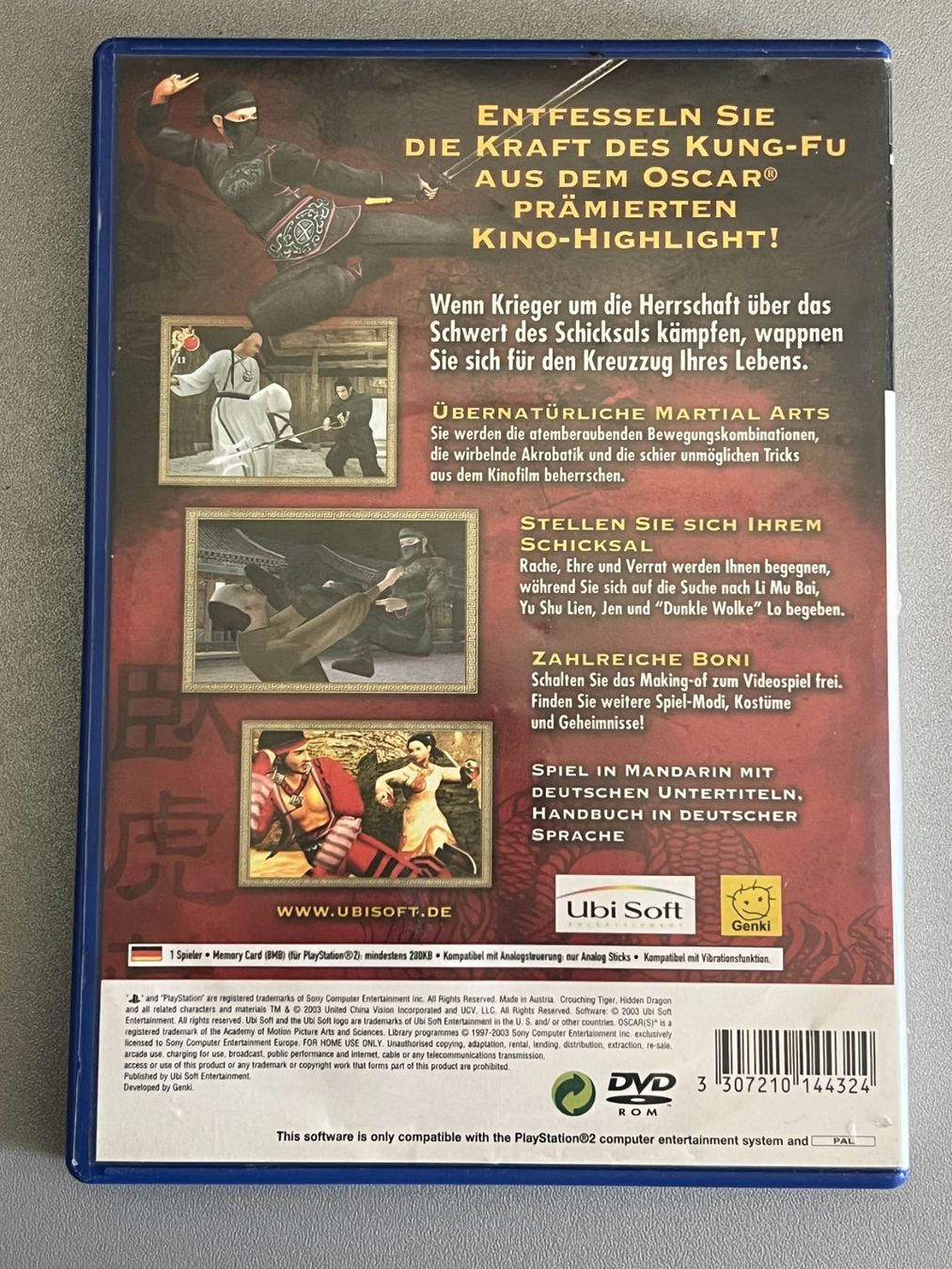 Sony Spiele: Tiger & Dragon  PS2 – Gebraucht aus Rivera von poweradem05 1