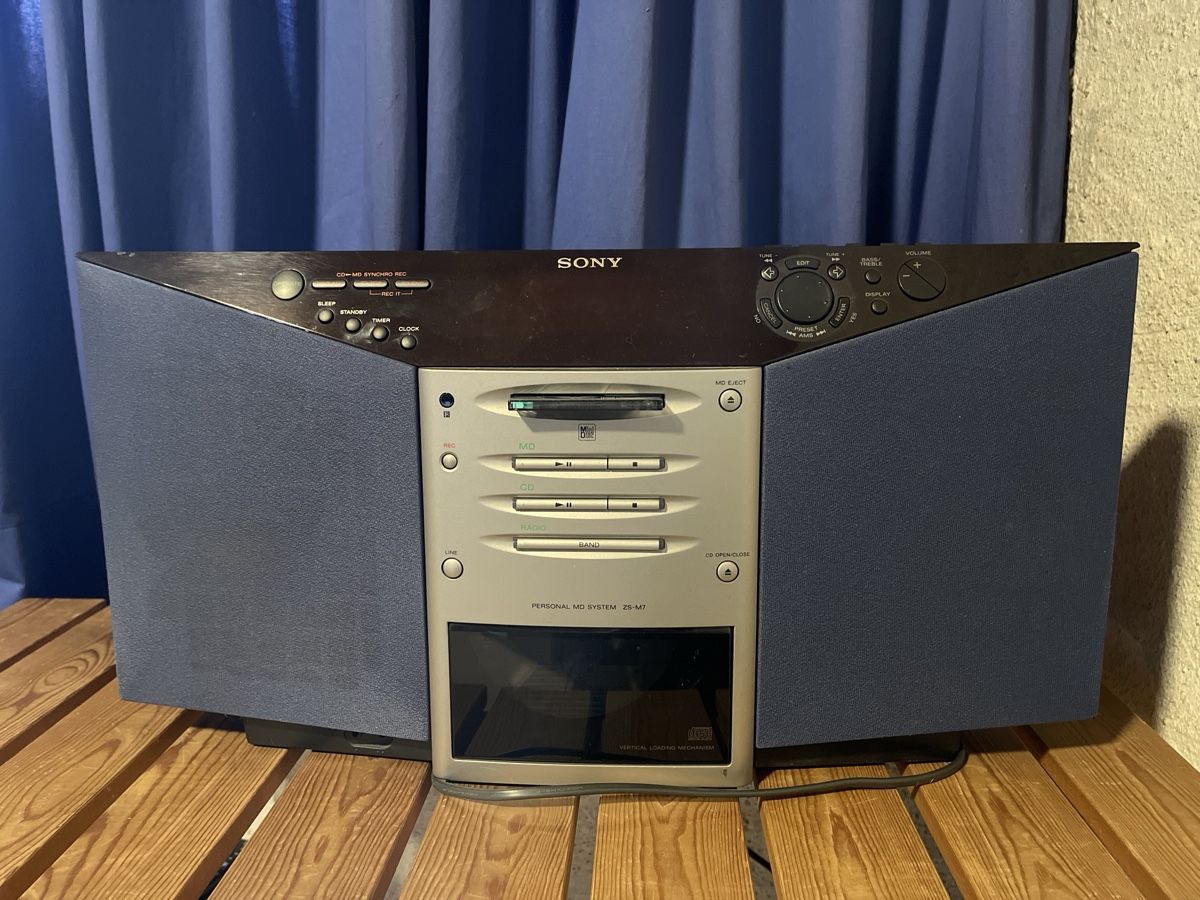 Sony Minidisc: Sony Minidisc System, ZS-M7 Nr.2 – Usato da Laufenburg venduto da smoritz01