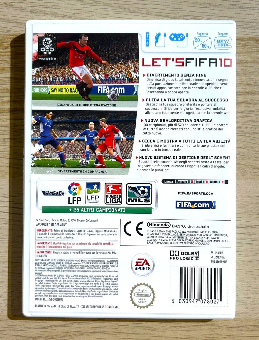 Nintendo Giochi: FIFA 10 Nintendo Wii – Usato da St. Gallen venduto da Alpine.Arcade 1