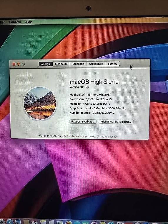 Apple Notebook: MacBook Air i5 | 4Go RAM | SSD 256Go – Usato da Renens VD venduto da MTD2211 7