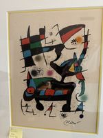 Miro Lithographie, signiert, gerahmt, Top!