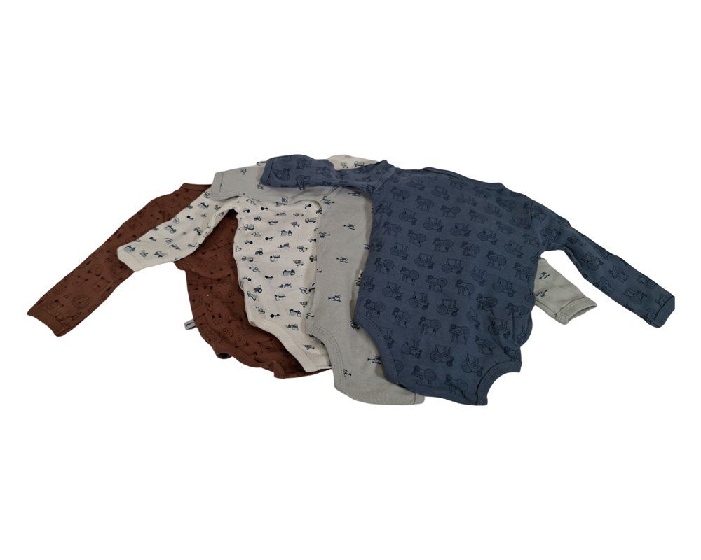 Lotti & Set di vestiti: PIPPI Wickel-Langarm-Body 4er-Set Gr. 62 – Nuovo e nell'imballaggio originale da Wil SG venduto da Restwert_Wil