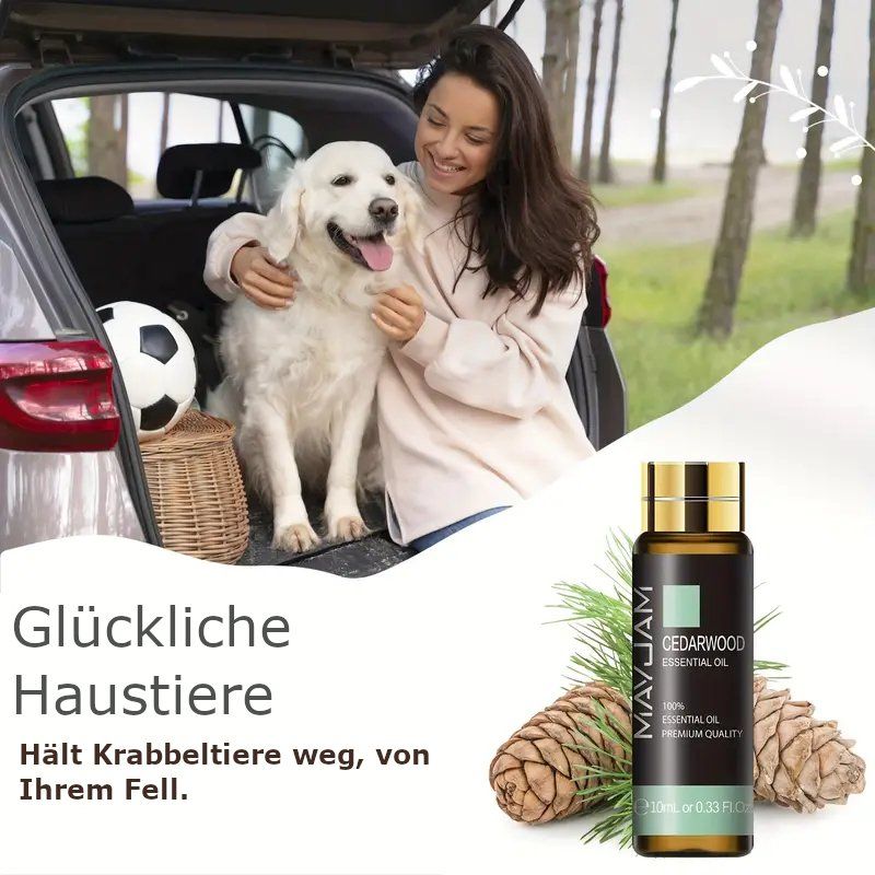 Oli essenziali: Ätherisches Zedernholz 100% natürlich 10ml Luftbefeuchter öl – Nuovo e nell'imballaggio originale da Hundwil venduto da Mr.Wong 4