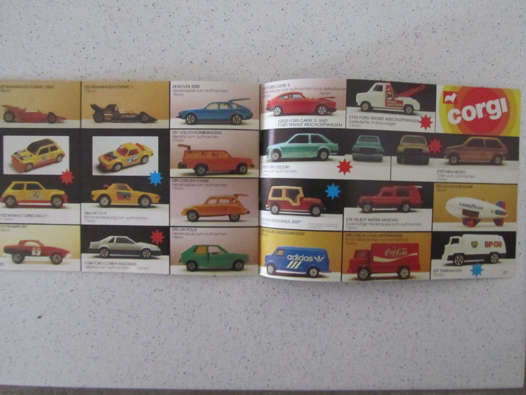 Corgi Toys Modellini d'auto: Corgi Toys Prospekt von 1981-1982 – Usato da Weiningen ZH venduto da dietsch57 6