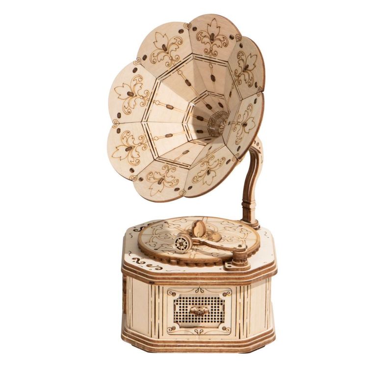 Grammophon 3D Holzbausatz / Holzmodell Kaufen auf Ricardo