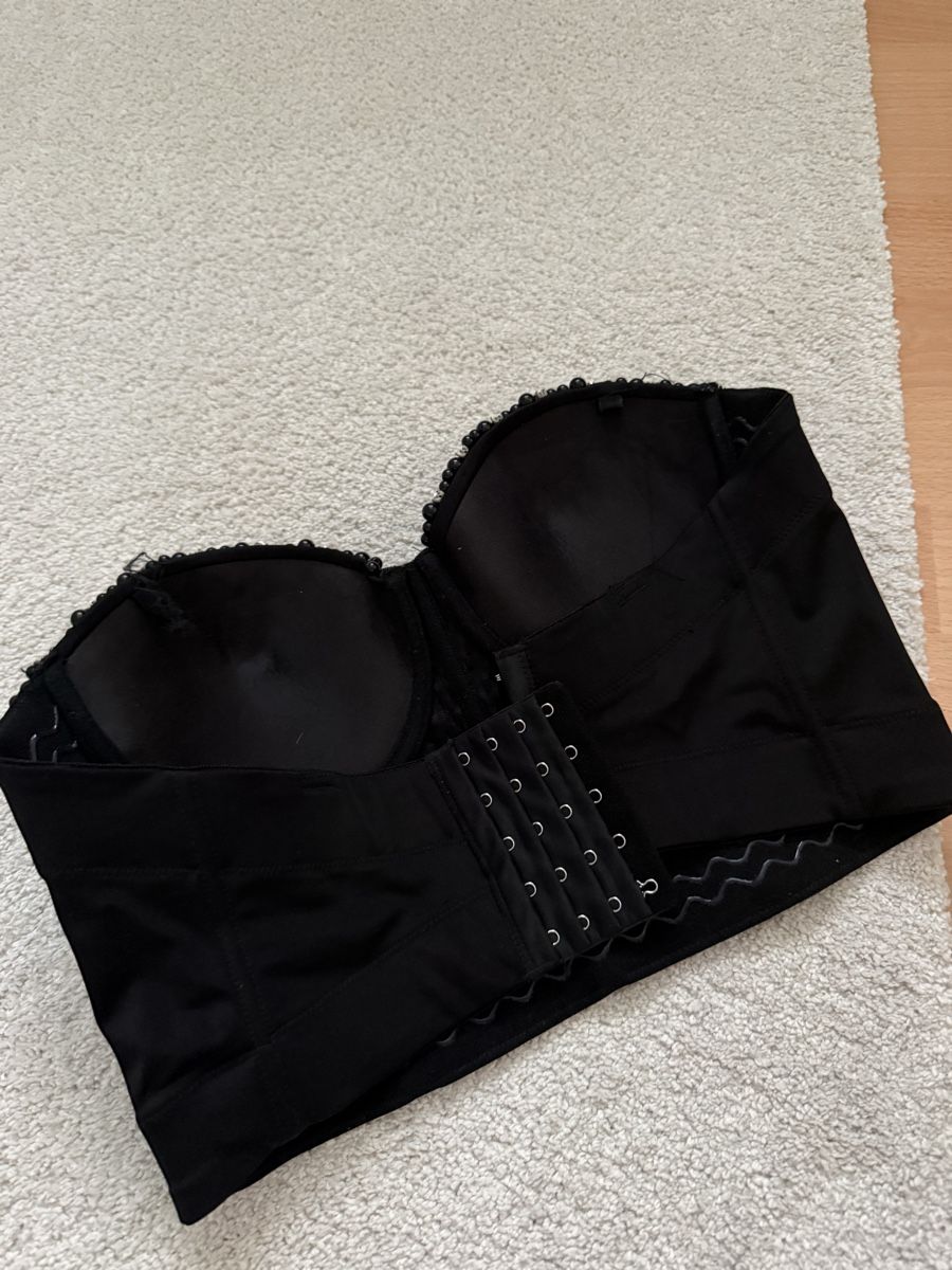 Tops: Corsage schwarz mit Perlen – Neu (gemäss Beschreibung) aus Alpnach Dorf von beauty87 1