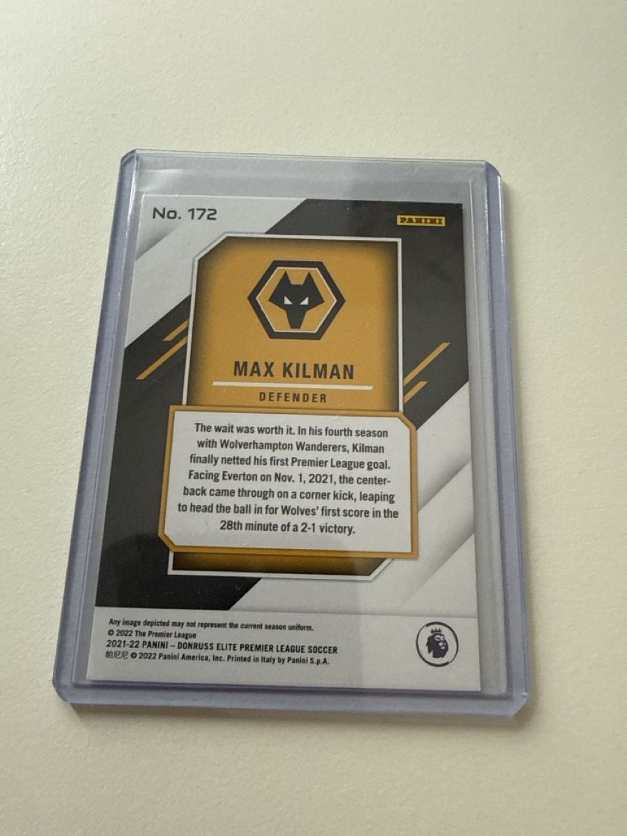 Panini Carte collezionabili: Max Kilman, Wolverhampton, Panini Elite – Usato da Bäretswil venduto da pu0_7rmv 1