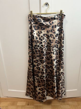 Gonna con stampa leopardata taglia M, nuova