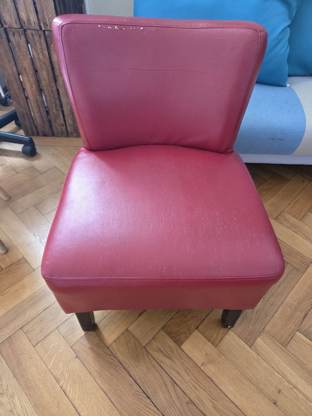 Poltrone: Sessel rot Kunstleder – Usato da Altnau venduto da Tanii1980