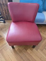 Sessel rot Kunstleder