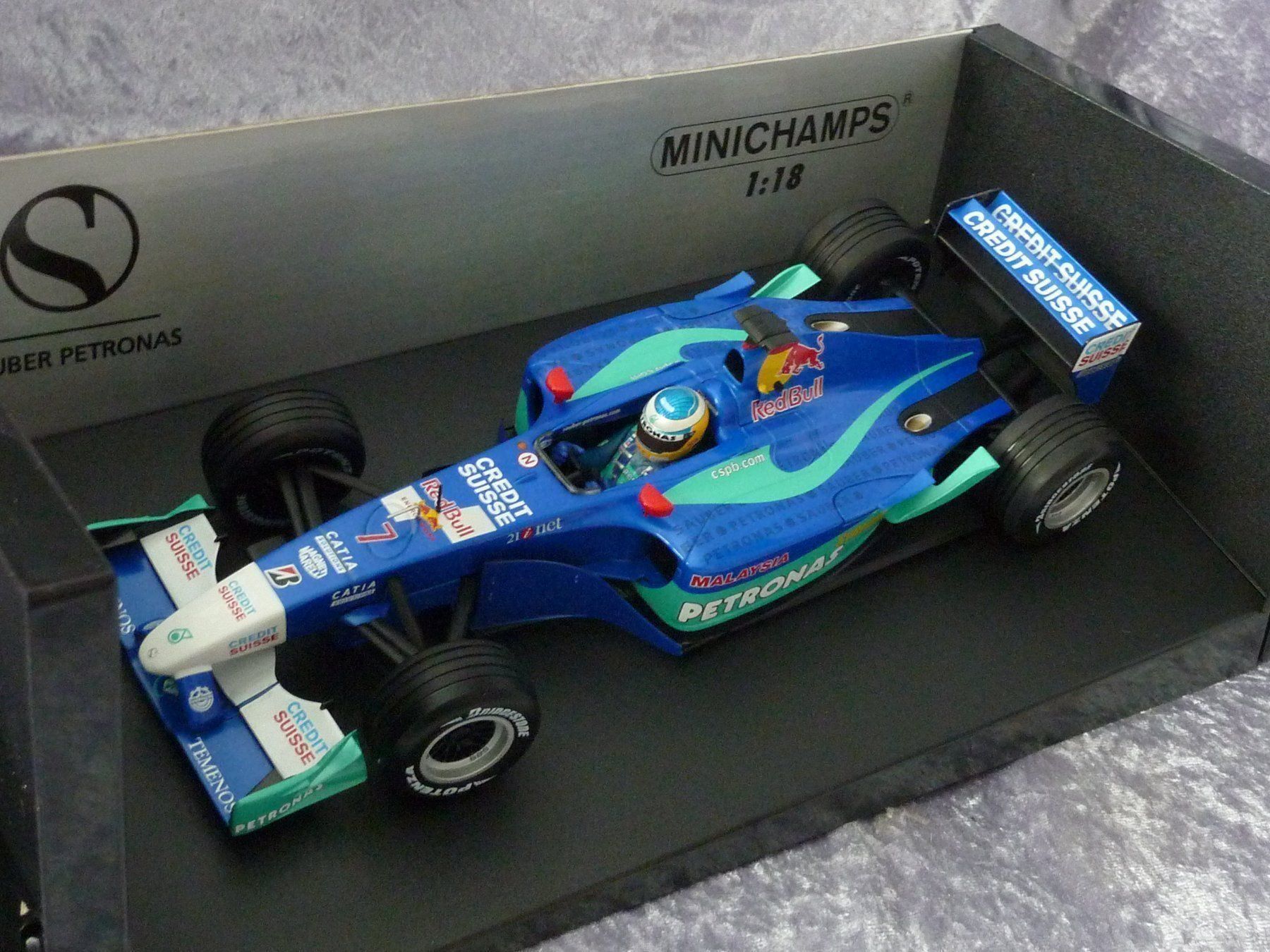 Minichamps Modellautos: Sauber Petronas C21 #7  1:18 – Neu und originalverpackt aus Dürrenäsch von modellautos4you 2