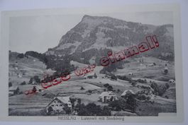 St. Gallen Nesslau Hauptstrasse und Lutenwil anno dazumal