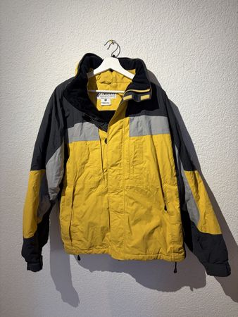 Columbia Titanium Skijacke Grösse L Gelb/Schwarz/Grau Top Zu