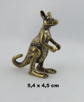 KÄNGURUH - Messing Figur - Dekoration - Neu - 5,4x4,5cm