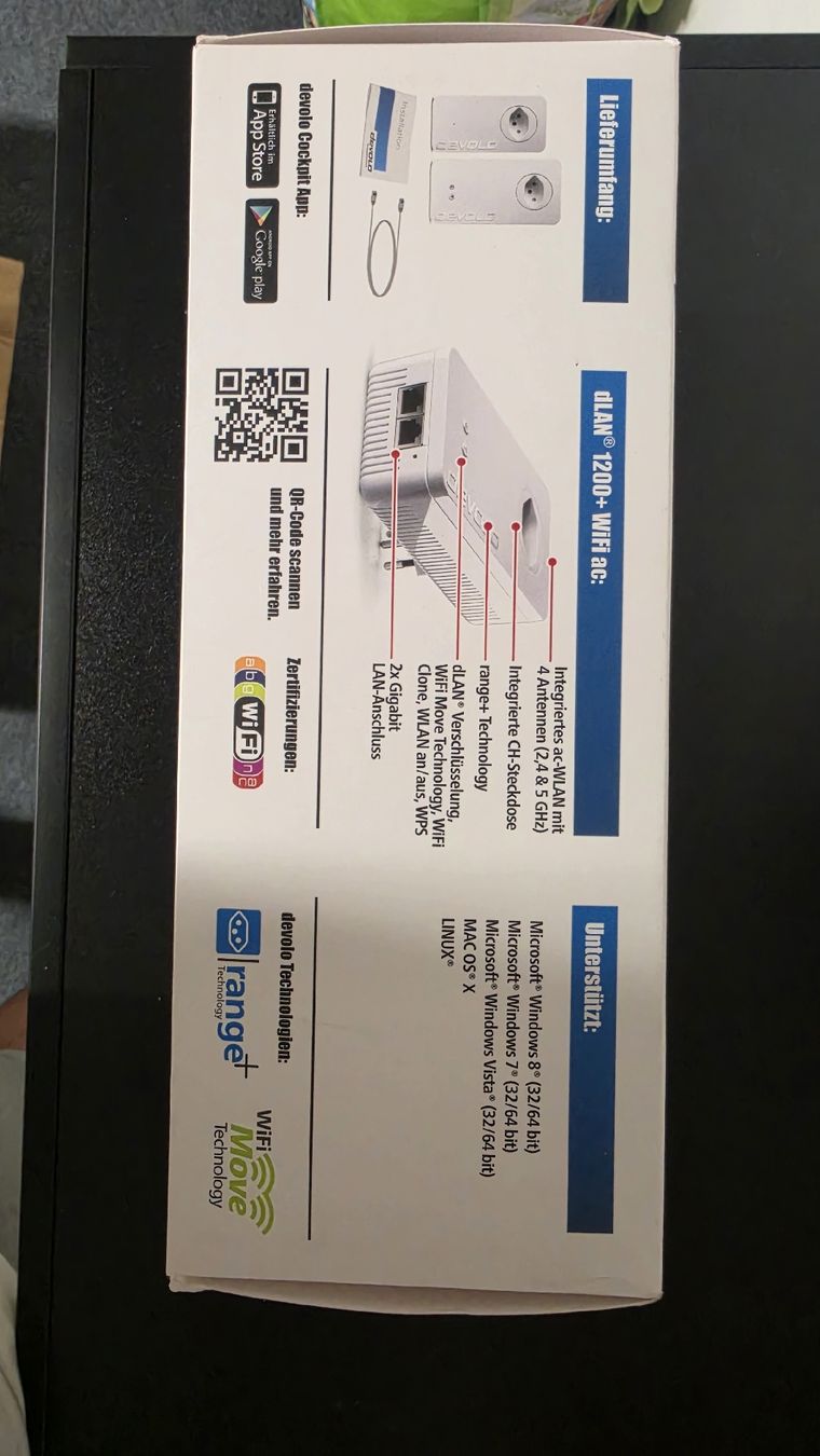 Devolo Wlan: devolo dlan 1200+ wifi ac – Gebraucht aus Stilli von Richii_ 3