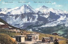 Rothornbahn (BE) – Station Hausstatt mit Eiger bahn