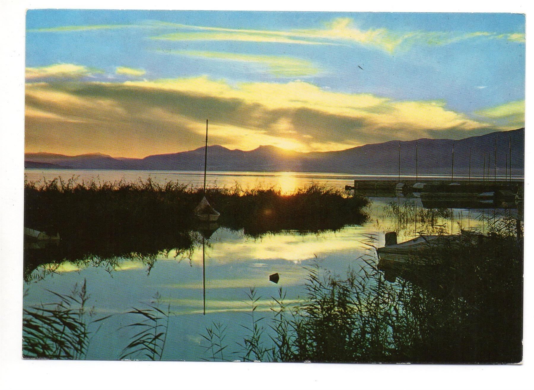 Ansichtskarten: WALCHWIL Abendstimmung am See – Gebraucht aus Jona von philajona