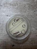Endkappen m. Karabiner  + Nietstiften / Rico Design (neu)