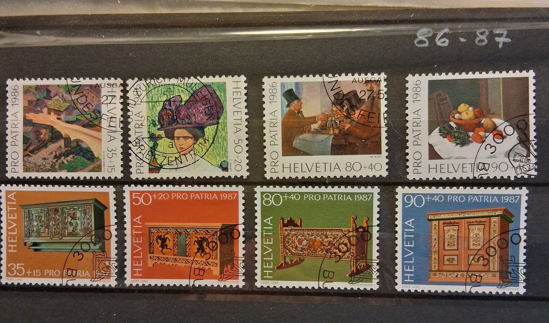 Tous les timbres: PP 1986/87 gest. – D'occasion à Buchs SG par Tigeradler