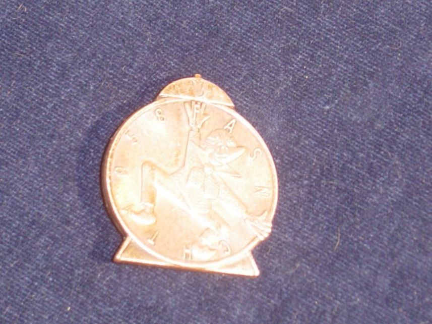 Medaglie: Basler Kupferplakette 1958 mit Nadel – Usato da Binningen venduto da chat01