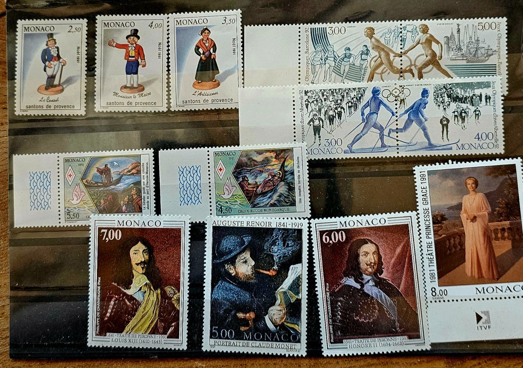 Alle Briefmarken: MONACO   timbres neufs ** – Neu (gemäss Beschreibung) aus Les Valettes von Nuba1