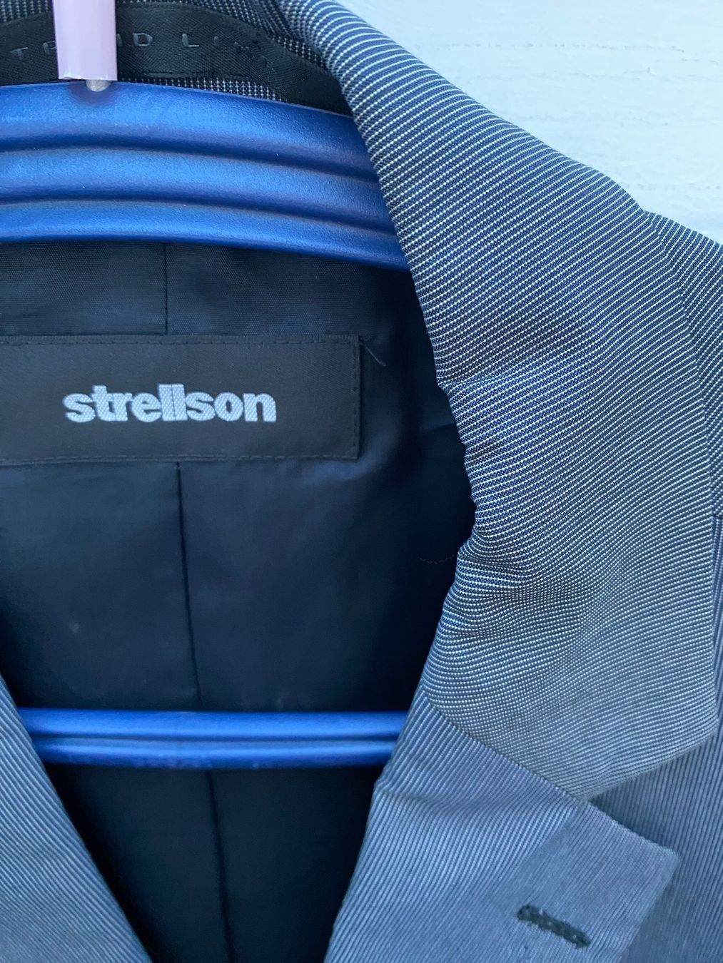 Strellson Giacche: Strellson Sakko grau mit feinen Streifen Gr.50 – Usato da Zürich venduto da DidierTG 5