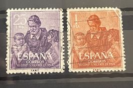 Briefmarken Spanien San Vicente de Paul 1960  gebraucht