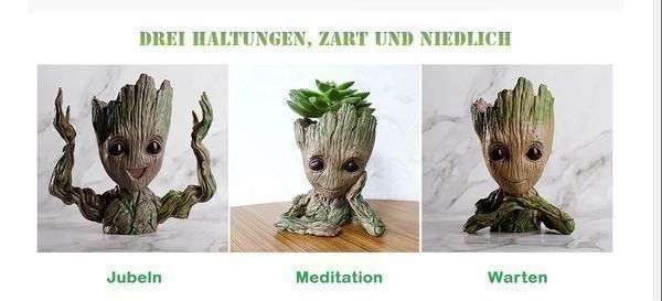 Statuette: Baby Groot Blumentopf - Stiftehalter – Nuovo e nell'imballaggio originale da Diepoldsau venduto da preisparadies-ch 7