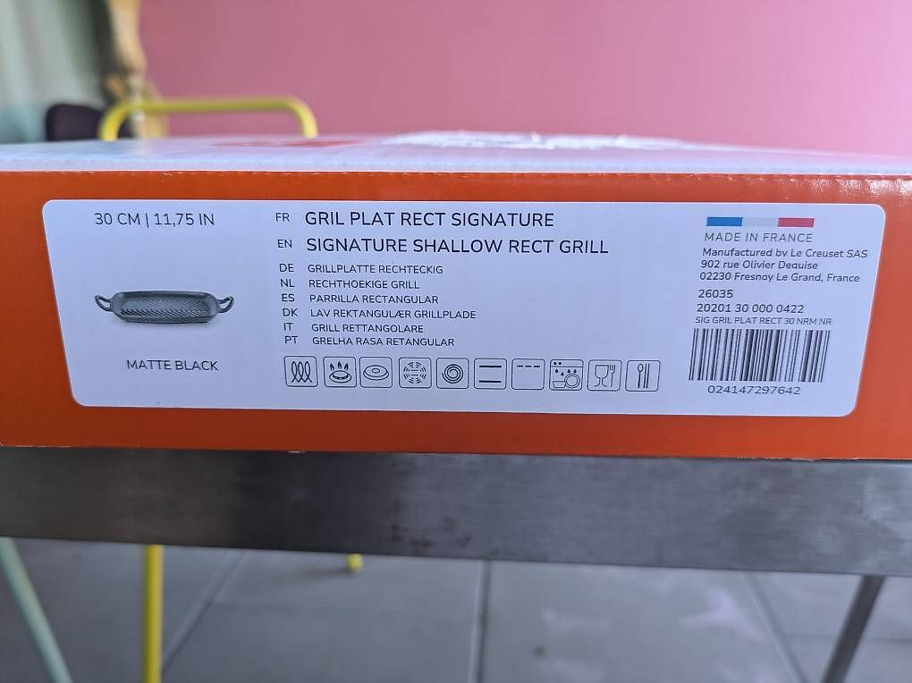Le Creuset Poêles: NEU - Le Creuset Grillplate – Neuf avec emballage d'origine à Baar par ale_k88p 2
