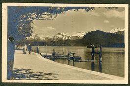 AK sw Luzern LU am Nationalquai ≈ 1922 
