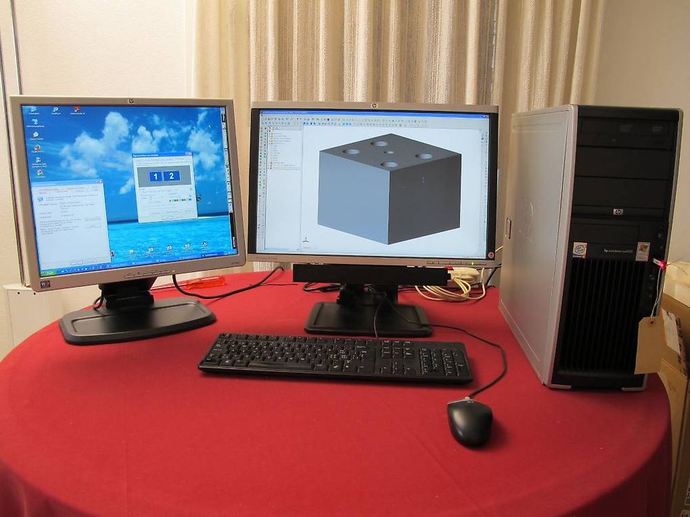 HP CAD-Workstation xw4200 , Win XP pro inkl. 3D-CAD Software (Gebraucht ...