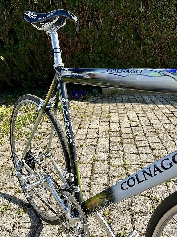 Colnago Biciclette: Vélo Colnago Titanio art Décor – Usato da Corsier GE venduto da cot_8bgx 2