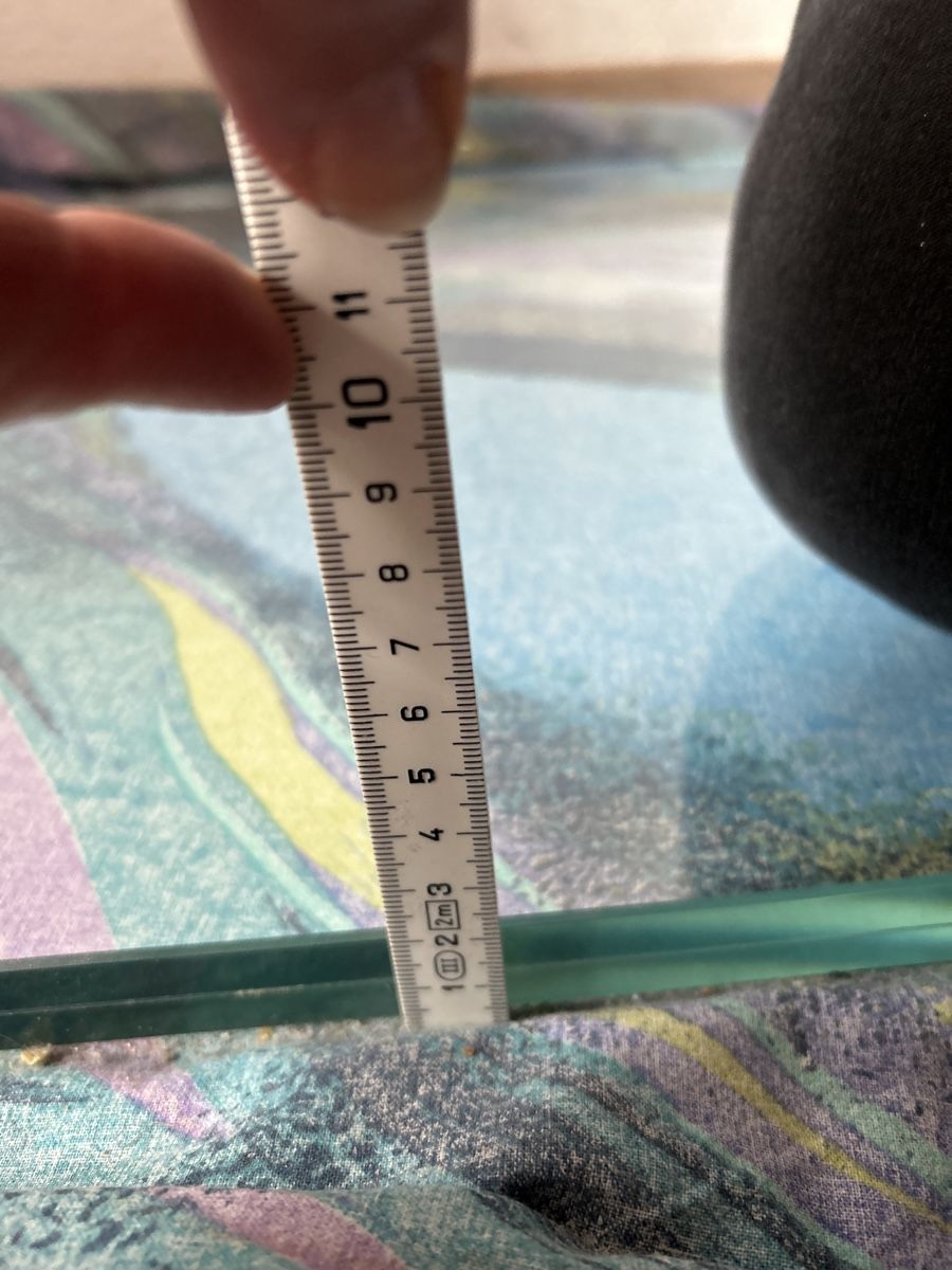 Bicchieri: Dicke Glassplatte 2cm – Nuovo (secondo la descrizione) da Heimenhausen venduto da bergblick4 2
