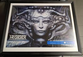 H.R.Giger/ Affiche originale signée de la main de l'artiste