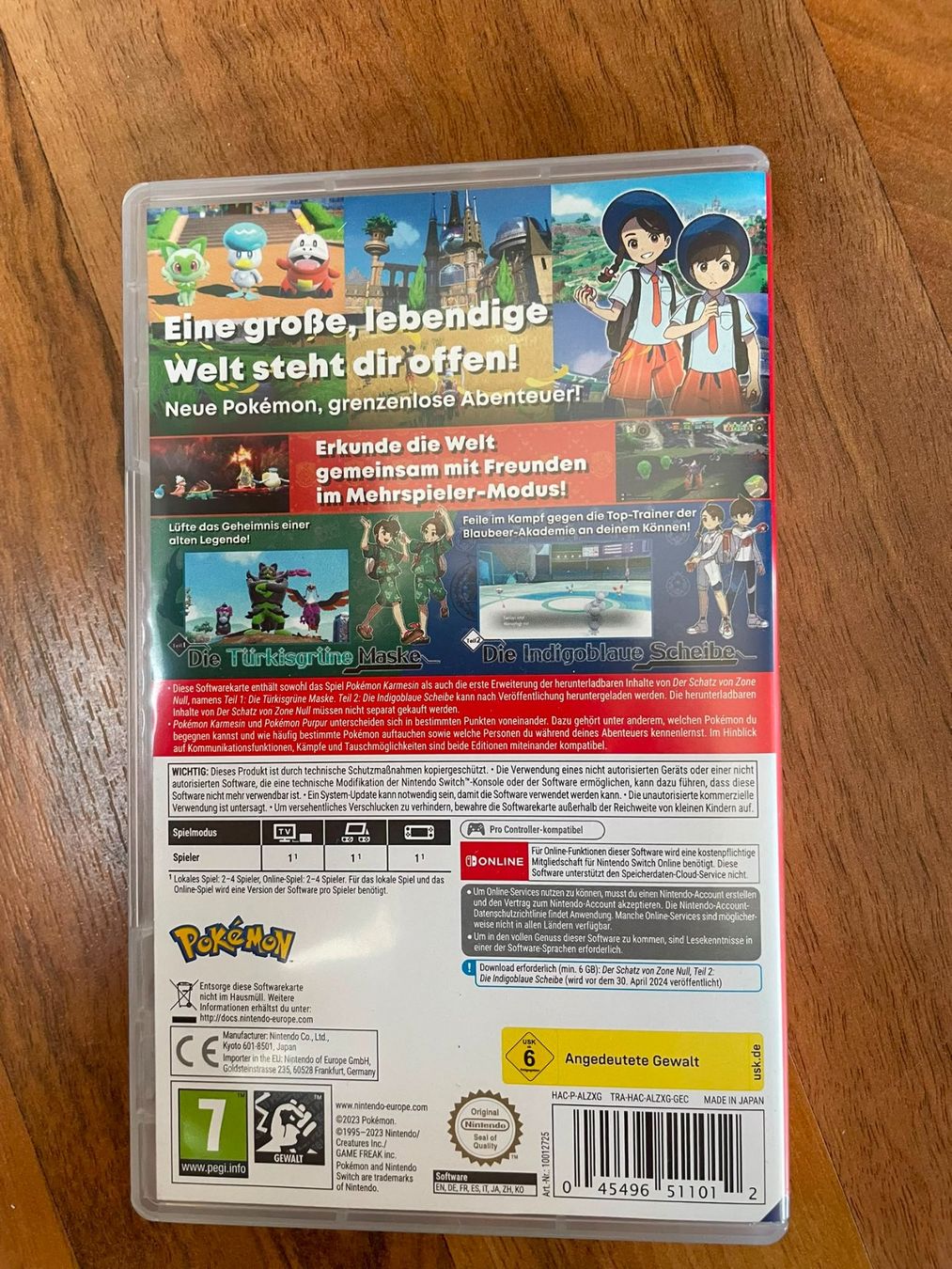 Pokémon Giochi: Nintendo Switch Spiel Pokémon Karmesin + Zone Null – Nuovo (secondo la descrizione) da Schachen b. Reute venduto da Silvan.Nussbaumer 1