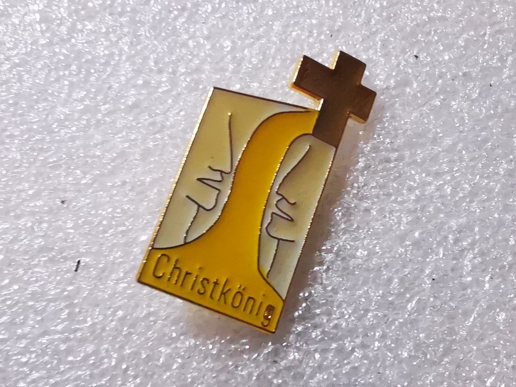 Placchette & Badge: Ansteckpin 116: Christkönig – Usato da Oppligen venduto da Pin-Fall-Shop
