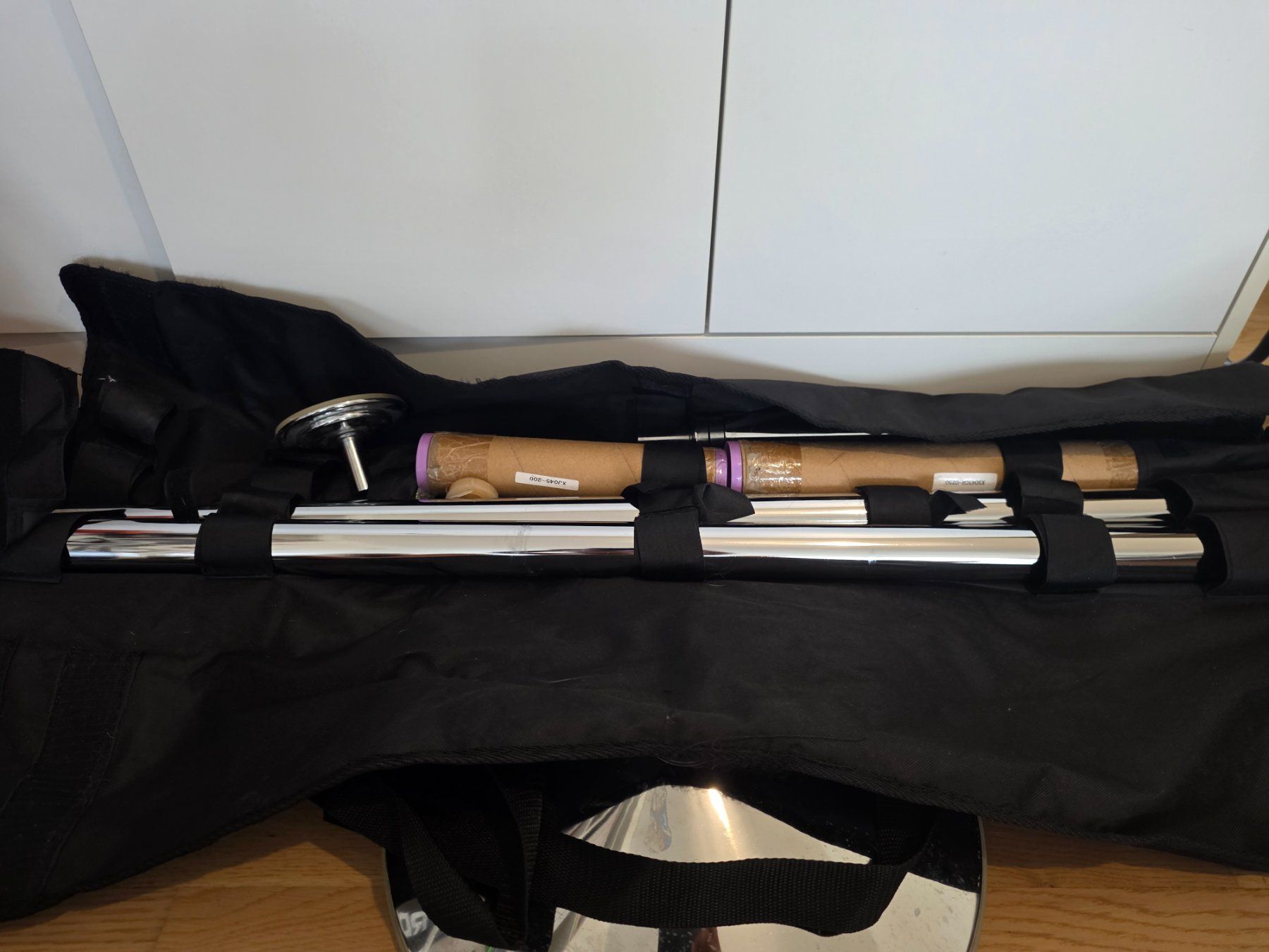 Hometrainer: X-Pole Tanzstange mit Tragetasche, Static, Spinning – Usato da Glattpark(Opfikon) venduto da dra_lw2t 2