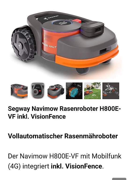 Rasenmäher: Segway Navimow Mähroboter NEU – Neu und originalverpackt aus Münchenbuchsee von duc940