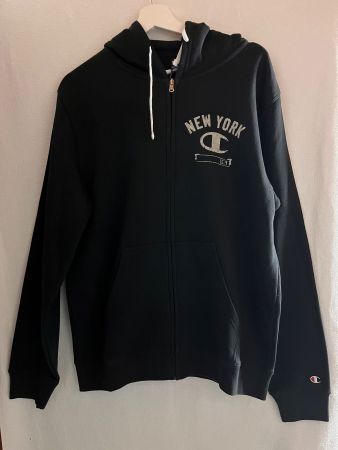 CHAMPION, Kapuzenjacke, Grösse L, Farbe Schwarz