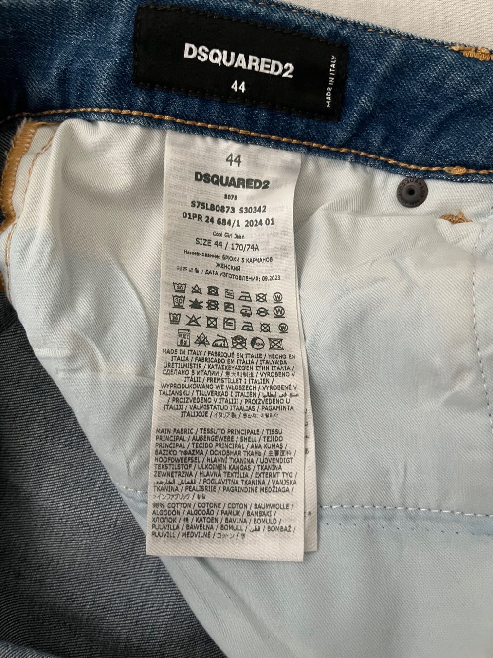 Dsquared2 Jeans: Dsquared2 Jeans Hose – Nuovo (secondo la descrizione) da Zürich venduto da JB23JB 5