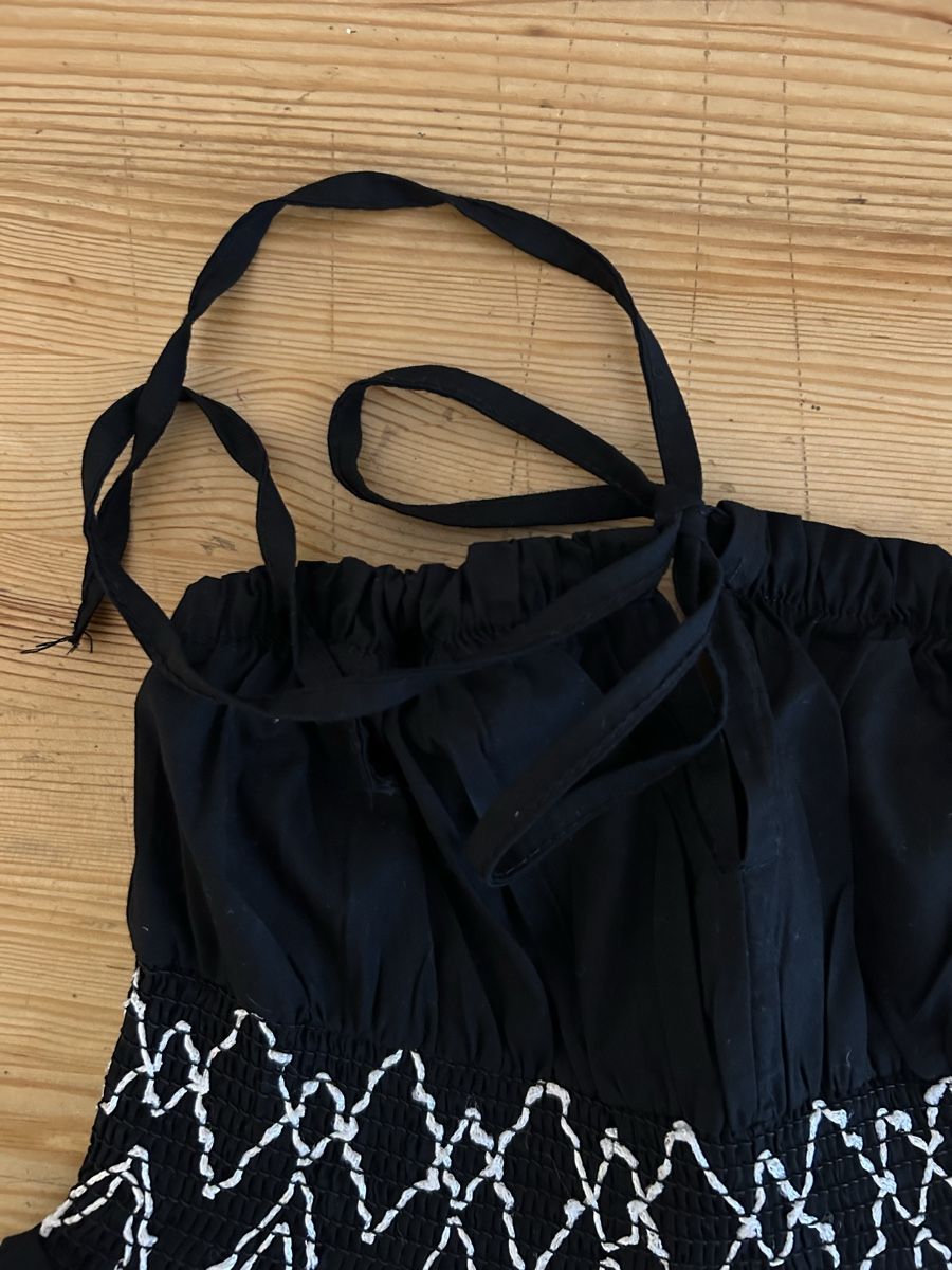 Top: Schulterfreies Top - Bohostyle - Grösse M - Schwarz – Usato da Zürich venduto da Lolaa123 3