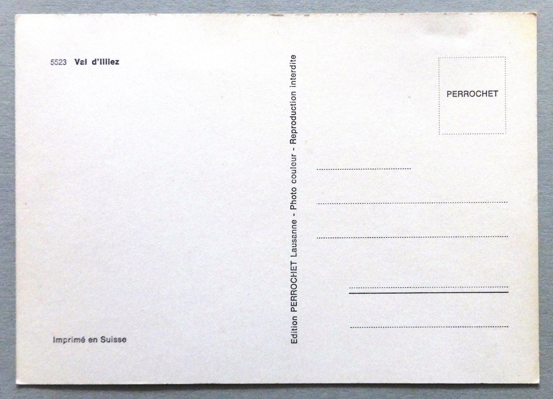 Cartes postales: Val d' Illiez – D'occasion à Fétigny par Billy2miny 1