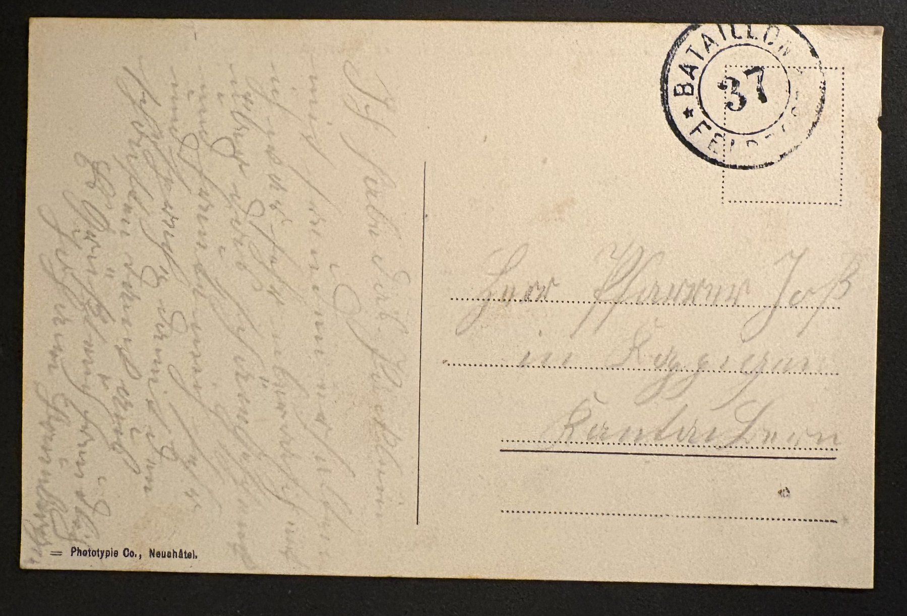 Cartoline postali: ANSICHTSKARTE SCHWEIZER ARMEE – Usato da Ostermundigen venduto da Wyatt-Earp 1