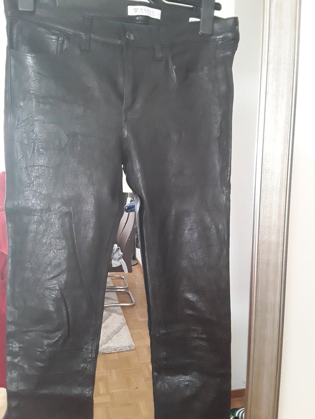 Guess Pantaloni: Guess leder hose – Usato da Brugg AG venduto da Ljubinka0410