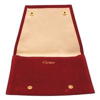 Pochette Cartier en velours pour montre ou bijoux