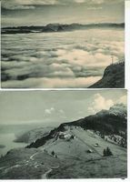 Mono-Karte 2 ST. Rigi Staffel + Rigi Nebelmeer  LU sehr gut