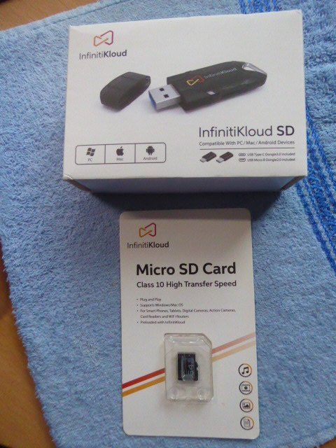 Schede di memoria: InfinitiKloud SD Speicherstick + Micro SD Karte - NEU! – Nuovo e nell'imballaggio originale da Winterthur venduto da Bulldog5