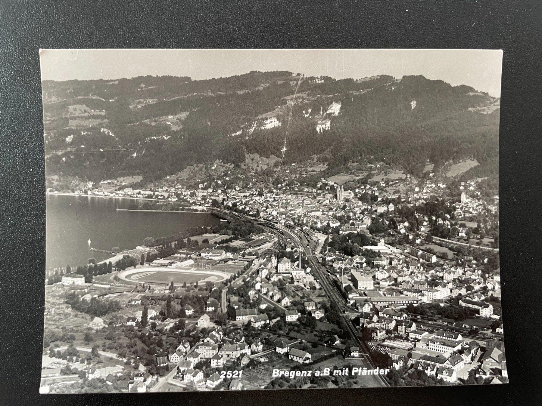 Ansichtskarten: AK Bregenz am Bodensee mit Pfänder – Gebraucht aus Thal von Danny82