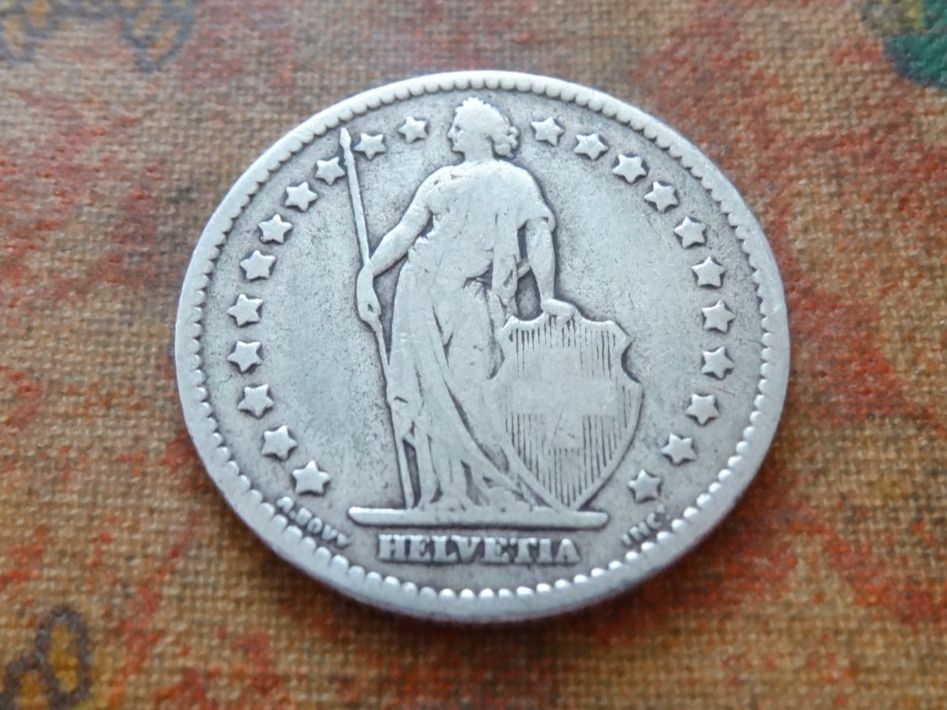 Toutes les monnaies: 1 Fr. 1877  (Y) – D'occasion à Romanel-sur-Lausanne par Swift13 1