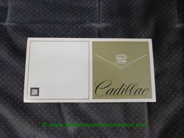 Cadillac Modellprogramm 1966 Prospekt deutsch/franz. GM-Biel